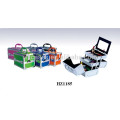 high quality professional aluminum cosmetic case with trays from China